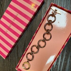 Victoria's Secret Pink and Gold Bracelet